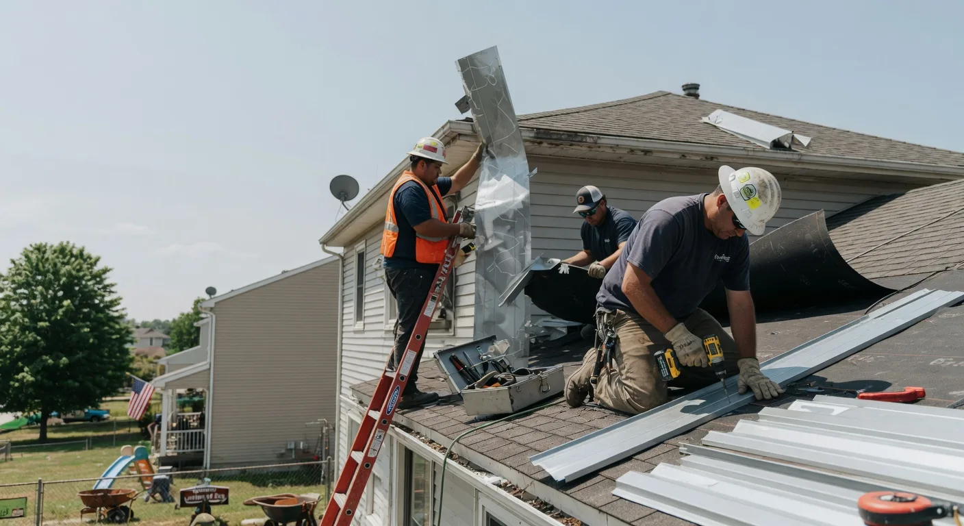 Storm Damage Metal Roof Repair in Dennysville, ME